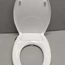 Bidet Seat for Elongated Toilet Seat Non-Electric Soft Close with Quick Release Hinges for Easy Clean Dual Nozzle Front and Rear Wash(PG303A-HPN-AZ)