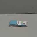 100 PCS Mylar Holographic Bags, Smell Proof Bags, Clear Resealable Bags, Valentines Day Decorations Gift Baggies for Bracelet, Lipgloss, Eyelash, Jewelry Packaging | Blue, 2.4x3.9 Inch