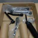 Detroit Axle - 10pc Suspension Kit for 2004-2007 Toyota Highlander Lexus RX330 2007-2009 RX350, 4 Inner & Outer Tie Rod End Links 4 Front Rear Sway Bar End Links 2 Boots Replacement