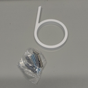 5 Inch House Numbers for Outside, Metal Address Number 6- Modern Design, Weather-Resistant White Crystal Powder Coated Finish, Stain Resistant, No Paint Peeling (White) 2 Pack