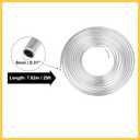 5/16" Car Brake Line Tubing 25ft Tubing Coil for Hydraulic Braking Systems and Transmission System Silver Tone Auto Replacement Parts