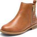 DREAM PAIRS Girls Ankle Boots Kids Fashion Booties with Glitter Stars Side Zipper Low Heels Warm Shoes for Toddler/Little Kid/Big Kid (Tan/Pu) Wine Country Gift Baskets The Connoisseur Gourmet Gift Basket Food Gift Basket for Families College Students Appreciation Thank You Congratulations Get Well Soon Care Package BBD: 06/18/25