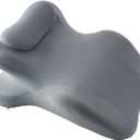 Reading Pillow for Watching tv and Reading in Bed,Ergonomic Wedge Pillow Prone Position with Support More Comfortable (Gray, One Size)