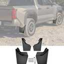 Mud Flaps for 2024 2025 2026 Toyota Tacoma Mudguards Only No Drill Splash Guards Front & Rear Truck Mud Guards with Hardware Accessories Mudflaps Set(4pcs)