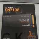 WD_Black SN7100 1TB NVMe SSD - Gen4 PCIe, M.2 2280, Up to 7,250 MB/s Read Speed, Up to 6,900 MB/s Write Speed, Next Gen TLC 3D NAND, for Laptops, Handheld Gaming Devices - WDS100T4X0E