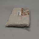 2 Pieces Linen Toast Bag Reusable French Baguette Biscuit Bag Cotton Drawstring Bag for Homemade Bread Container（Letter Bread）