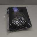 MIULEE Set of 2 Waffle Bathroom Rugs, Boho Bath Rugs Non Slip Washable, Super Absorbent Bath Mats, Ultra Soft Rubber Backed Shower Mats for Bathroom Floor, Tub and Shower, Black, 18x30 Inch