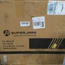 SUPERJARE 1" Extra-Thick Rubber Top Exercise Mat, Gym Flooring for Home Gym