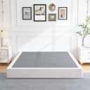 ALDRICH Box Springs King Size 9 Inch, Heavy Duty Metal Frame Mattress Foundation with Easy Clean Cover, Noise Free, Easy Assembly