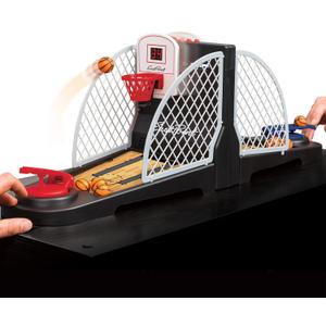 EastPoint Tabletop Movin Hoops Arcade Basketball Hoop - Black & Red, 2-Player - LED Scoreboard for Indoor Basketball Game - Spring-Loaded Launchers for Kids Toys - Durable Plastic Build for Boys Toys