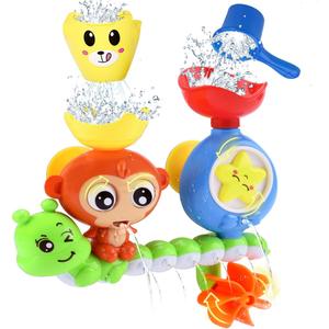 Bath Toys for Kids Ages 1-3 Toddler Bathtub Toys for Babies 1 2 3 Year Old Boys Girls Water Bath Tub Toy for 12 18 Months Infant with Cups