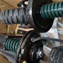 Gate Wheel, 6 Inch Wheel Diameter, 13.1 Inch Height, Suit for Metal Tube & Wooden Gates, 550lbs Capacity, Spring-Loaded Heavy Duty Rubber Casters (Black 2 Pack)