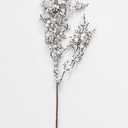 29" Christmas Glittered White Berry Spray, Set of 3