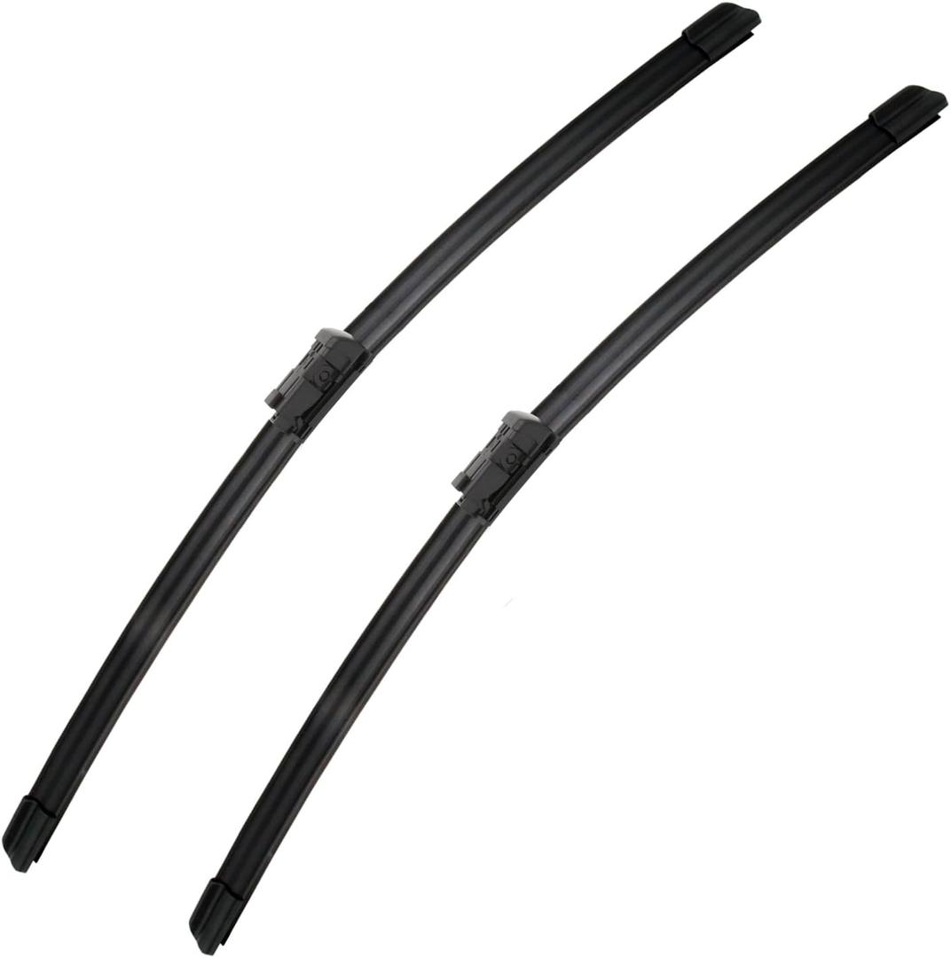 2Pcs Windshield Wiper Blades for 2017-2023 Tesla Model 3/2020-2023 Model Y, Original Equipment Premium All Weather Wiper Blades for My Car- 26"/19" (Set of 2) Top Lock