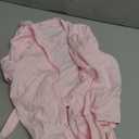 Danysu Ballet Wrap Tops Long Sleeve Cross Tie Crop Shirts Deep V-Neck Dance Clothes Fall Cardigans Blush XL
