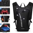 Maelstrom Hydration Backpack, Hiking Backpack with 2L Water Bladder, Running Hydration Vest for Cycling Hiking Rave for Men Women