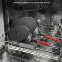 Carbon Steel Pan, 12 Inch Nonstick Frying Pan Skillet, Pre-Seasoned Carbon Steel Cookware with Removable Silicone Handle Holder, Indoor/Outdoor, Induction & Oven Safe