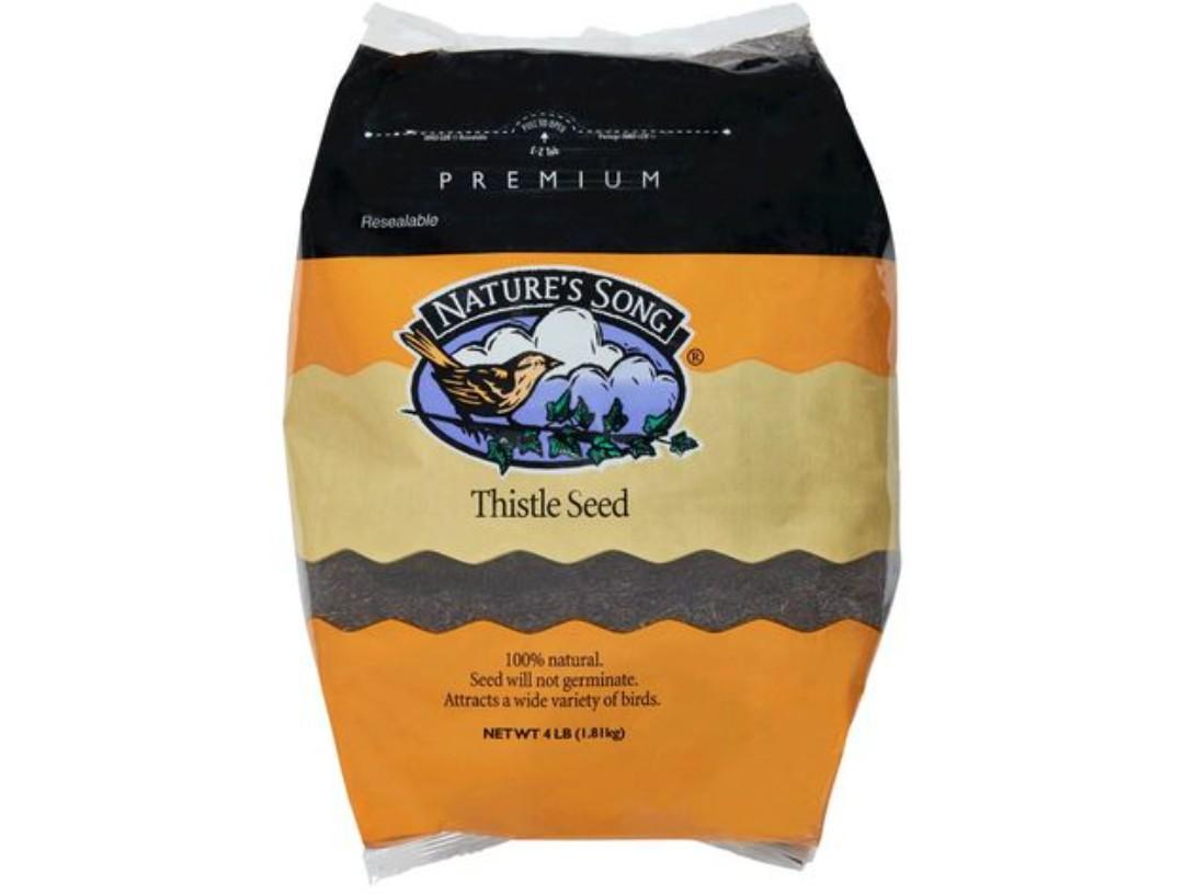 Nature's Song Wild Bird Food Thistle Seed -- 4 lb