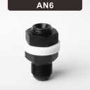 Male 12AN/10AN/8AN/6AN Bulkhead Fuel Cell Fitting Adapter Aluminum Straight (AN10)