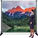 4UMedia&Displays 8'x8' Step and Repeat Backdrop Banner Stand Adjustable Tube Frame Background Display (Only Stand)