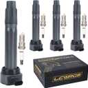Set of 4 Ignition Coil Pack Iridium Spark Plugs Fits for 2007 2008 2009 2010 2011 2012 2013 2014 2015 2016 Jeep Patriot Compass MK Dodge Avenger Caliber Journey Chrysler Sebring 200 2.4 2.0 L4