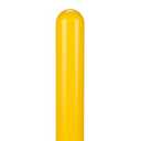 Innoplast BollardGard 4" x 52" 1-Pack Round Top Bollard Cover (Yellow No Tape)