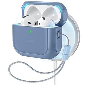 ESR for AirPods Pro 3 Case, Compatible with AirPods Pro 3rd Generation Case (2025), Compatible with MagSafe, Full Drop Protection Cover with Lanyard, Blue