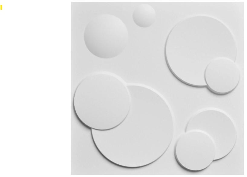 Art 33-Pack Wall round 12x12 White