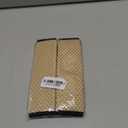 2Pcs Car Seat Belt Covers, Mesh Universal Seatbelt Shoulder Strap Protector, Breathable Auto Seat Belt Pads Cover, Harness Cushion for Comfortable Driving, Automotive Accessories (Beige)