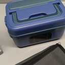 VASG Heated Lunch Box for Adults, 16000mAh Cordless Rechargeable Electric Lunch Box with 1L Stainless Steel Container, Portable Self-Heating Food Warmer for Work, Construction, Office & Travel (Blue/Green)