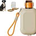 3-in-1 Portable Pet Feeding & Drinking Dispenser, 16oz Dog Water Bottle with 2 Bowls for Puppy Small Medium, Large Dogs,Perfect for Walking, Hiking, Car Trips