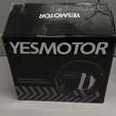 Yesmotor 3/4 Motorcycle Helmets Retro Open Face Scooters Helmet with Clear Visor for Men and Women- DOT Approved（Gray,S）