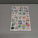 3 x Cute Panda Stickers Cool Funny Panda Adhesive Waterproof Stickers 665 Counts for Zoo Animal Birthday Invitations Envelopes Decorations Party Goodie Gifts Bags Decor School Game Class Rewards