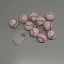 Yayfazy Baseball Decorations String Lights, Timer Battery Operated 6.5ft 10LED Room Decor,Baseball Ornaments for Christmas Tree, Boys Bedroom, Sports Theme Party Favors, Christmas Gift for Kids