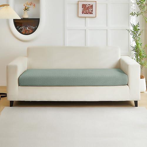 Disayu Couch Covers for 2 Cushion Sofa Pet Friendly Couch Cushion Covers Universal Sofa Covers Washable Stretch Slipcovers for Sectional Sofa (Texture Green,Large Double Seat Cover)