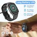 Pedometer Watch No APP/Phone Required, 1.85" Display Fitness Tracker Watch with Pedometer, Calories & Step Counter, Waterproof Smart Watches with Heart Rate Monitor, Sleep Tracking for Women Men