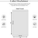 Tens Towels Pack of 4 Extra Large Bath Towels 30 x 60 Inches, 100% Cotton, Larger & Lighter Weight, Quicker to Dry, Super Soft and Absorbent, Perfect for Bathroom, White