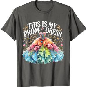 School Prom Promenade This is My Prom Dress T-Shirt Size 3XL