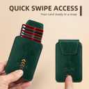 Zitahli Slim Wallet for Men and Women 6-8 Cards Minimalist Leather Credit Card Holder Front Pocket RFID Blocking Gifts Ideal Choice