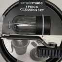 SIMPLEMADE Collapsible Bucket Cleaning Set - Includes 2 Foldable Buckets, Spray Bottle, Rag, Scrubbing Brush and Sponge - Holds Up to 10 liters, Easy Storage, All-Purpose Cleaning Solution
