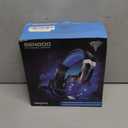 BENGOO G9000 Stereo Gaming Headset for PS4 PC Xbox One PS5 Controller, Noise Cancelling Over Ear Headphones with Mic, LED Light, 7.1 Surround Sound, Soft Memory Earmuffs for Nintendo Xbox Series X|S (Blue)