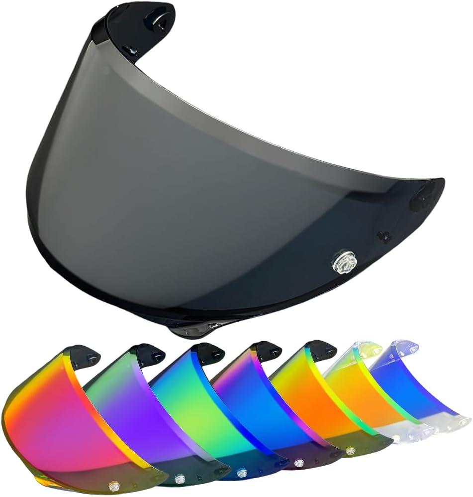 HJ-42 Helmet Visor Replacement.HJ-42 Helmet Face Shield UV Protection Compatible with HJC RPHA 12,RPHA 12N,RPHA 12 Carbon (Deep Black-Day Use Only)