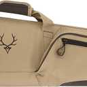Evolution Outdoor Hill Country Rifle Case 54 in., Khaki, Brown, Hunting Gun Case, Soft Rifle Case fits Scoped Rifles, Fleece Lining, Front Accessory Pockets