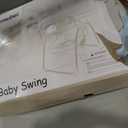 Portable Baby Swing for Infants, Compact & Foldable Infant Swing with 5-Speed Swing,Music, Timer, Cushioned Seat, Battery Operated, 0-9 Months 6-20 lbs,SG2401