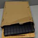 2 Set XXL Stackable Wire Basket with Bamboo Tops & Tag- Pantry Organizer and Storage Bins, Kitchen Counter Cabinet Shelf Countertop Under Sink Organizing, Food Snack Produce Onion Potato Bread Storage