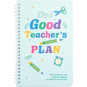 2 x Teacher Planner,School Year Month Planner with Daily Schedule & Lesson Plans, Hardcover Teacher's Plan Book for Classroom & Homeschool Organization Undated 8.5x6