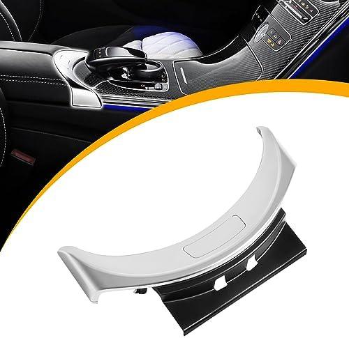 Front Center Console Armrest Box Release Button Switch Cover Compatible with 2015-2021 Mercedes-Benz C Class C200 C300 C350E C400 C450 W205 2017-2021 AMG C43 GLC63 Replace# A2056803407, 2056803711