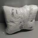 UGG Nita Throw Blanket Soft Reversible Plush Throw for Couch or Bed Washable Warm Fluffy Blanket for College Dorm Essentials and Bedding with Down Alternative Fill, 50-inch x 70-inch, White Snow