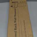 Towel Racks for Bathroom, Bathroom Shelf Over Toilet, Floating Shelves with Towel Rack Paper Holder Storage Basket, Floating Shelves for Wall Decor, Silver