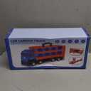 Car Carrier Truck for 3 4 5 6 7 8 Years Old Boys, Large Dump Truck Toy with Lights, Sounds, Blue Toddler Friction Powered Truck Vehicle Toy for Boys Girls Birthday Gifts